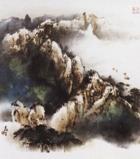 薰風緩帆 Sailing along soft breeze 74x70.1cm 2008藝流國際拍賣(成交價26萬)